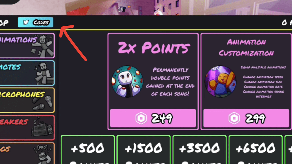 paveikslėlį, norėdami spustelėti Twitter piktogramą Roblox Funky Friday Codes