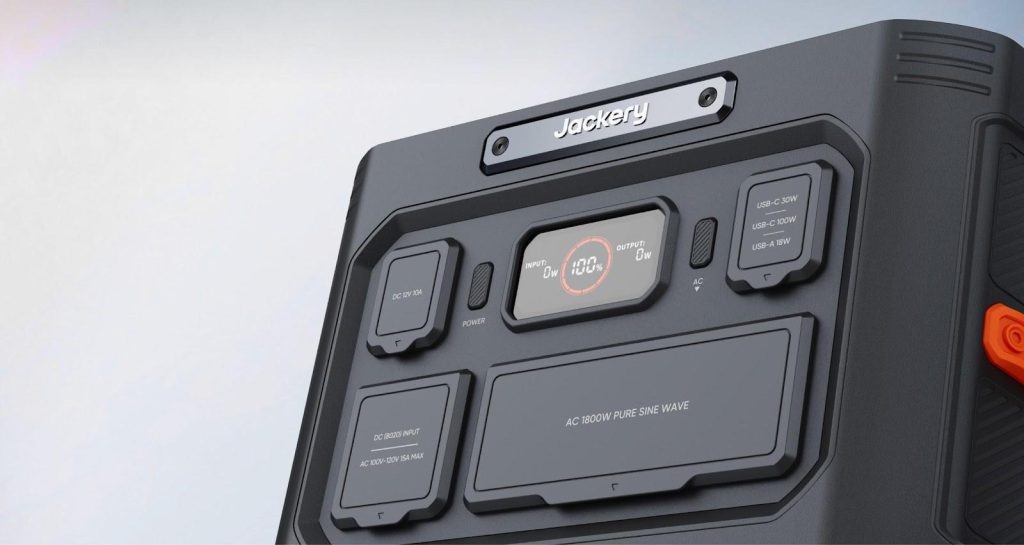 Jackery 1500 ultra priekinis vaizdas
