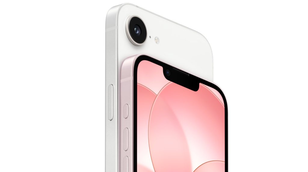 iPhone 17e priekyje ir gale