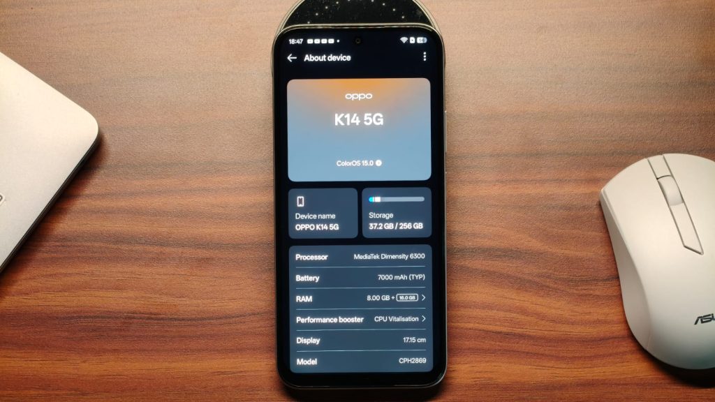 K14 programinės įrangos puslapio vaizdas