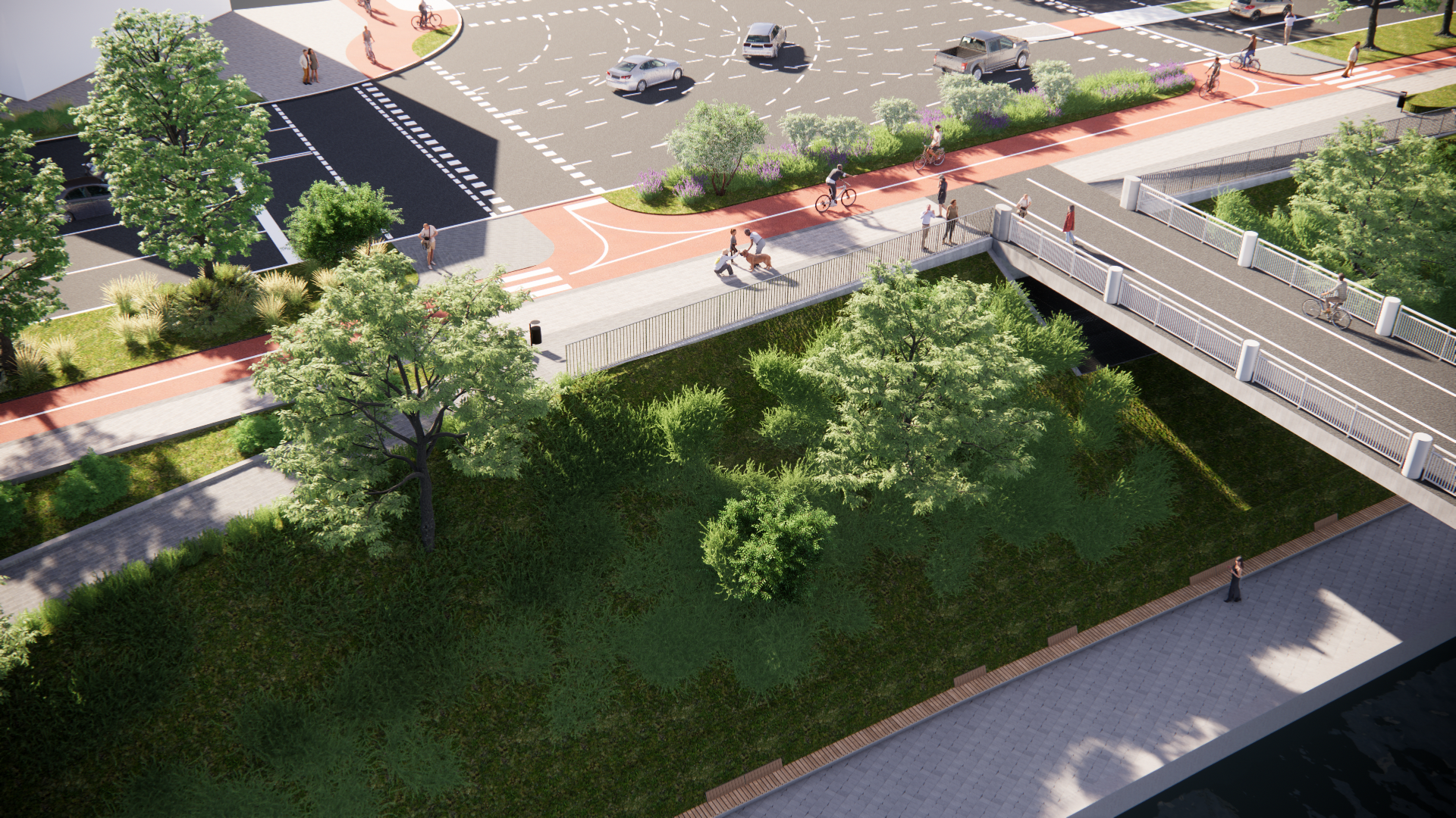 Neries Krantinės Rekonstrukcija 6. Mb „martyno Marozo Architektūra Ir Planavimas“ Vizualizacijos