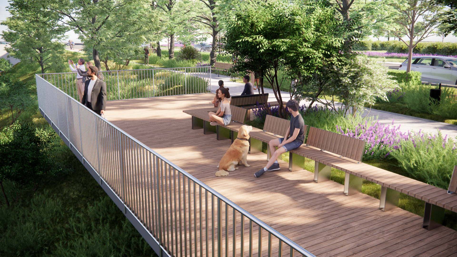 Neries Krantinės Rekonstrukcija 7. Mb „martyno Marozo Architektūra Ir Planavimas“ Vizualizacijos