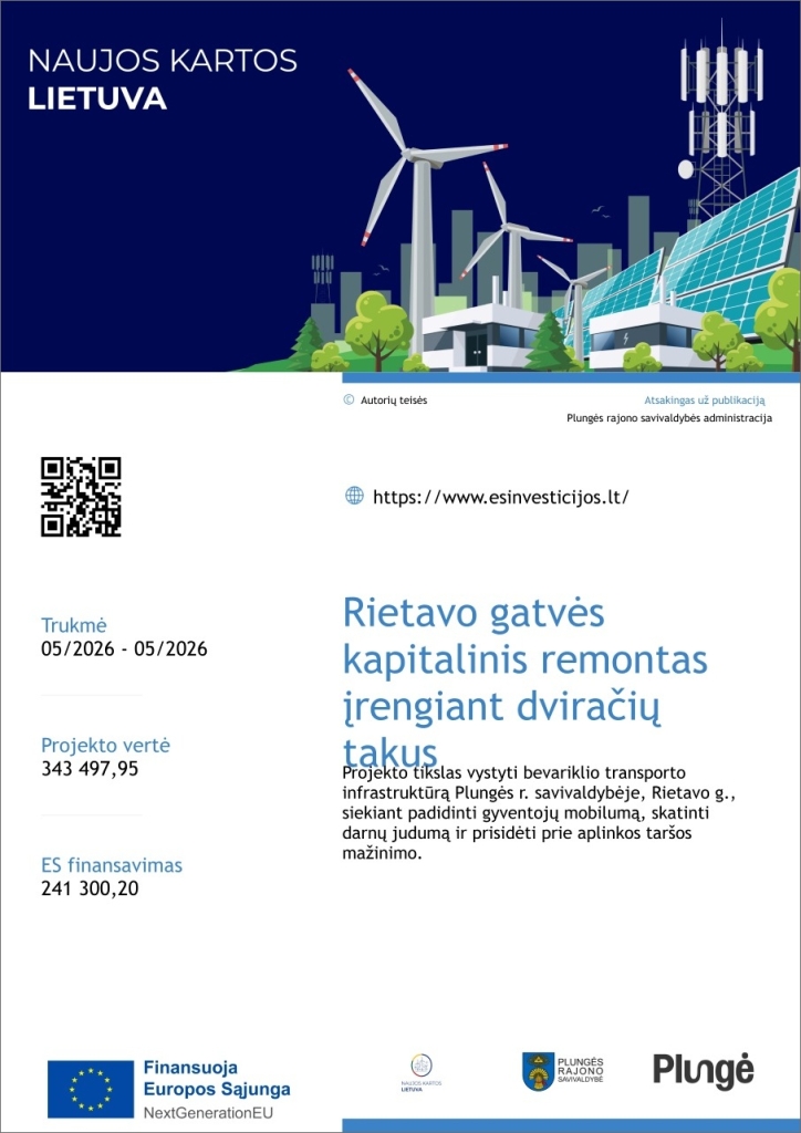 Projektinė informacija